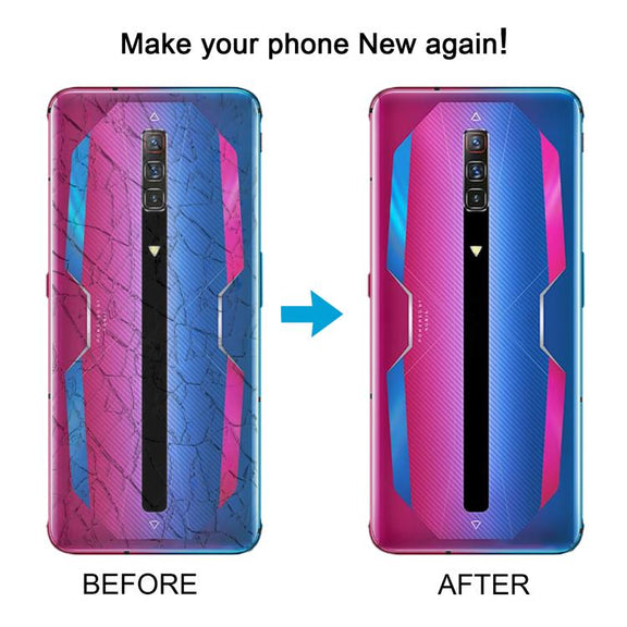 For ZTE nubia RedMagic 6 NX669J Glass Battery Back Cover(Aurora)