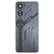 For ZTE nubia Neo 5G 8150N Plastic Battery Back Cover with Middle Frame / Camera Lens Cover(Black)