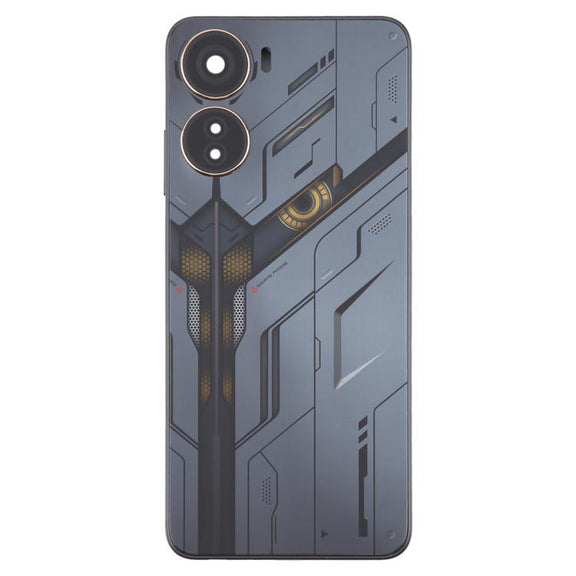 For ZTE nubia Neo 5G 8150N Plastic Battery Back Cover with Middle Frame / Camera Lens Cover(Black)