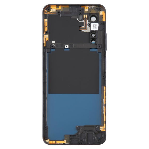 For ZTE nubia Neo 5G 8150N Plastic Battery Back Cover with Middle Frame / Camera Lens Cover(Black)