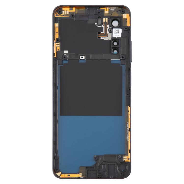 For ZTE nubia Neo 5G 8150N Plastic Battery Back Cover with Middle Frame / Camera Lens Cover(Black)