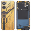 For ZTE nubia Neo 5G 8150N Plastic Battery Back Cover with Middle Frame / Camera Lens Cover(Yellow) - free shipping - PMC TechLife - Order now!