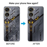For ZTE nubia Neo 5G 8150N Plastic Battery Back Cover with Middle Frame / Camera Lens Cover(Black)