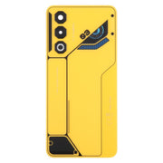 For ZTE nubia Neo 3 GT Glass Battery Back Cover with Camera Lens Cover(Yellow)