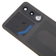 For ZTE nubia Neo 3 GT Glass Battery Back Cover with Camera Lens Cover(Yellow)