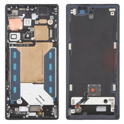For ZTE nubia RedMagic 10 Pro+ Middle Frame Bezel Plate with In-Display Fingerprint Sensor Flex Cable (Black)