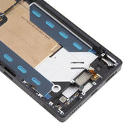 For ZTE nubia RedMagic 10 Pro+ Middle Frame Bezel Plate with In-Display Fingerprint Sensor Flex Cable (Black)