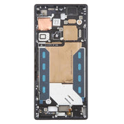 For ZTE nubia RedMagic 10S Pro+ Middle Frame Bezel Plate with In-Display Fingerprint Sensor Flex Cable (Black)