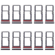 For Motorola Moto G53 XT2335-2 10pcs Original SIM + Micro SD Card Tray (Black) - free shipping - PMC TechLife - Order now!