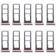 For Motorola Moto E40 10pcs Original SIM Card Tray + SIM Card Tray + Micro SD Card Tray (Grey) - free shipping - PMC TechLife - Order now!