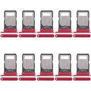 For Motorola Edge 40 XT2303-2 10pcs Original SIM Card Tray + SIM Card Tray (Red)