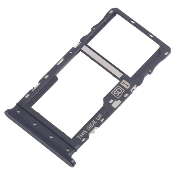 For Motorola Moto G 2022 10pcs Original SIM + Micro SD Card Tray (Black)