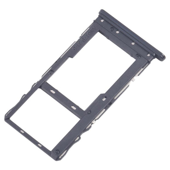 For Motorola Moto G 2022 10pcs Original SIM + Micro SD Card Tray (Black)