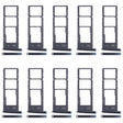 For Motorola Moto G6 10pcs Original SIM Card Tray + SIM Card Tray + Micro SD Card Tray (Black) - free shipping - PMC TechLife - Order now!