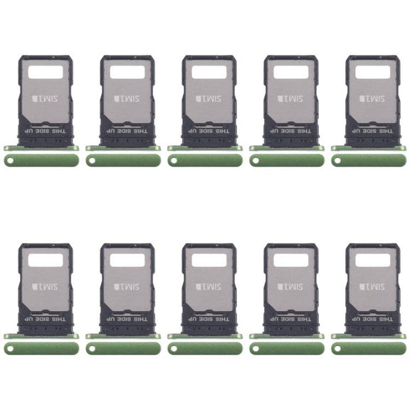 For Motorola Edge 50 Fusion 10pcs Original SIM + SIM Card Tray (Green)