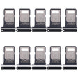 For Motorola Edge 40 Neo XT2307-1 10pcs Original SIM Card Tray (Black) - free shipping - PMC TechLife - Order now!