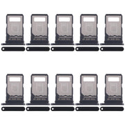 For Motorola Edge 40 Neo XT2307-1 10pcs Original SIM Card Tray (Black)