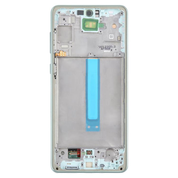 For Samsung Galaxy A73 5G SM-A736B OLED LCD Screen Digitizer Full Assembly with Frame(Green)