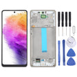For Samsung Galaxy A73 5G SM-A736B OLED LCD Screen Digitizer Full Assembly with Frame (Silver) - free shipping - PMC TechLife - Order now!