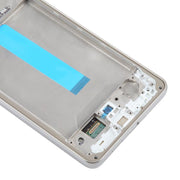 For Samsung Galaxy A73 5G SM-A736B OLED LCD Screen Digitizer Full Assembly with Frame (Silver)