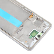 For Samsung Galaxy A73 5G SM-A736B OLED LCD Screen Digitizer Full Assembly with Frame (Silver)