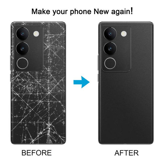 For vivo S17 V2283A Original Battery Back Cover with Camera Lens(Black)