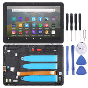 For Amazon Kindle Fire HD 8 12th Gen 2022 R2SP8T LCD Screen Digitizer Full Assembly with Frame (Black)