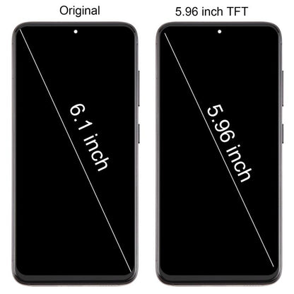 For Samsung Galaxy S23 SM-S911B EU Version 5.96 inch TFT LCD Screen Digitizer Full Assembly with Frame, Not Supporting Fingerprint Identification (Silver) - free shipping - PMC Jewellery - Order now!