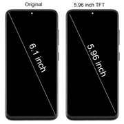 For Samsung Galaxy S23 SM-S911B EU Version 5.96 inch TFT LCD Screen Digitizer Full Assembly with Frame, Not Supporting Fingerprint Identification (Silver)