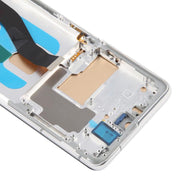 For Samsung Galaxy S21 Ultra SM-G998B 6.66 inch TFT LCD Screen Digitizer Full Assembly with Frame, Not Supporting Fingerprint Identification (Silver)