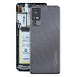 For TCL 40 R T771K Original Back Cover with Camera Lens Cover(Black) - free shipping - PMC TechLife - Order now!