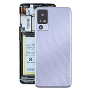 For TCL 40 R T771K Original Back Cover with Camera Lens Cover(Purple)