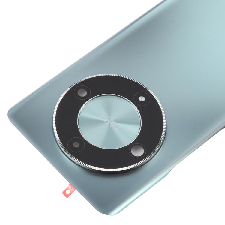 For Honor X9b Back Cover with Camera Lens Cover(Green)