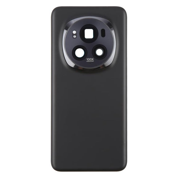 For Honor Magic6 Pro Back Cover with Camera Lens Cover(Black)