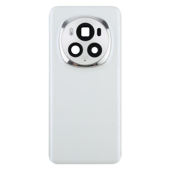 For Honor Magic6 Pro Back Cover with Camera Lens Cover(White)