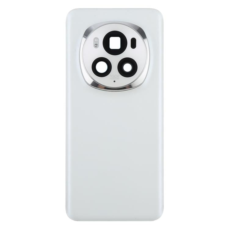 For Honor Magic6 Pro Back Cover with Camera Lens Cover(White)