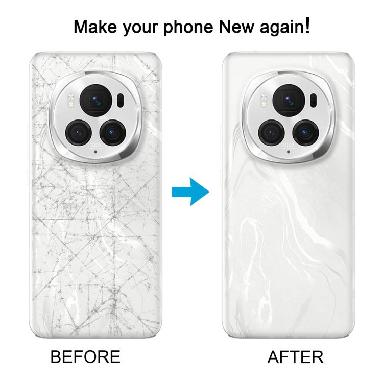 For Honor Magic6 Pro Back Cover with Camera Lens Cover(White)