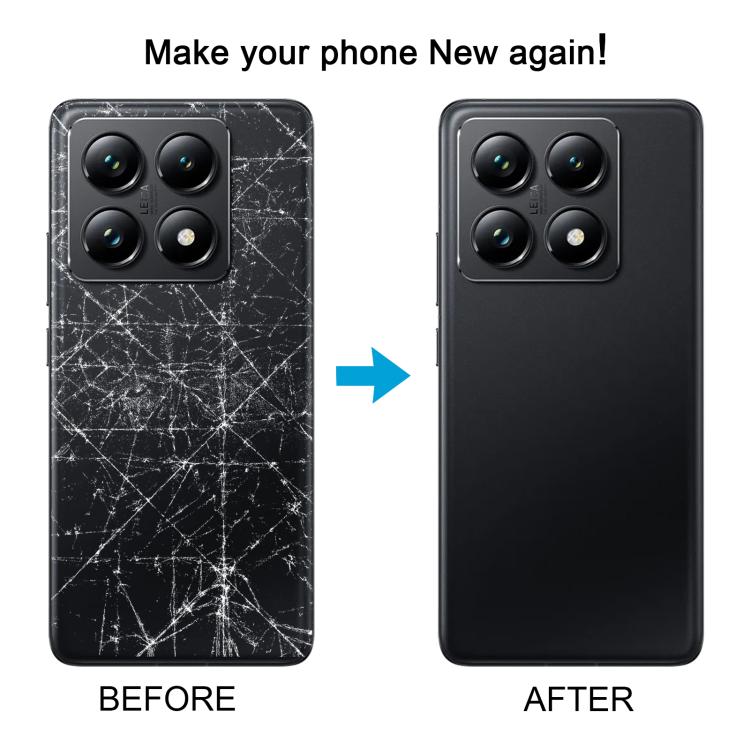 For Xiaomi 14T OEM Back Cover with Camera Lens Cover(Black)