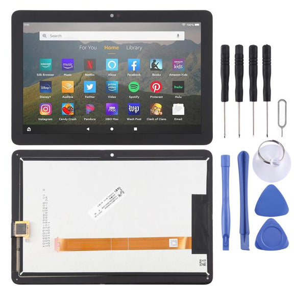 For Amazon Kindle Fire HD 8 12th Gen 2022 R2SP8T LCD Screen with Digitizer Full Assembly (Black)