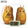 DIY Novel Green Science Potato Digital Clock Educational Kit with 2 inch LCD Screen (Potato NOT Included)(White) - Alarm Clocks by PMC TechLife | Online Shopping South Africa | PMC TechLife | Buy Now Pay Later Mobicred