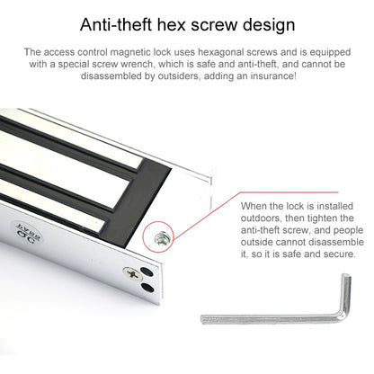YH-280D Double Door Magnetic Lock (280kg) - free shipping - PMC Jewellery - Order now!