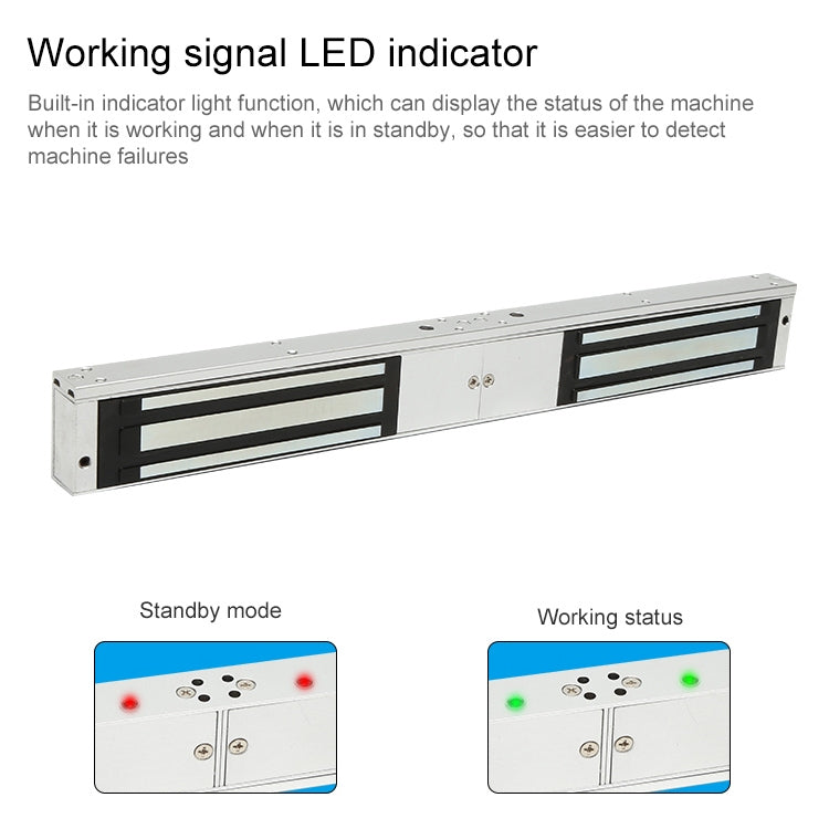 YH-280D Double Door Magnetic Lock (280kg) - free shipping - PMC Jewellery - Order now!