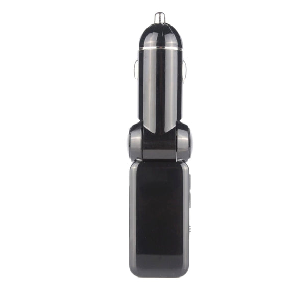 BC-06 Bluetooth Car Kit FM Transmitter Car MP3 Player with LED Display 2 USB Charger & Handsfree Function(Black)