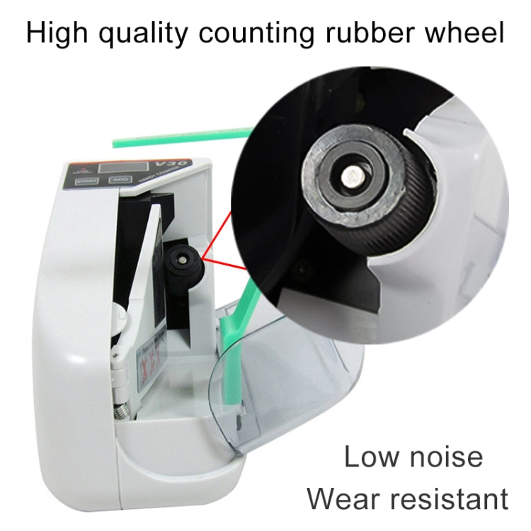 V30 Mini Portable Multi Paper Currency Counting Money Counter, US Plug