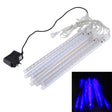 30cm 8 Light Bars Meteor Shower Lamp, 17 LED Light-emitting Lights Stick for Christmas(Blue Light) - Meteor Light by PMC TechLife | Online Shopping South Africa | PMC TechLife | Buy Now Pay Later Mobicred