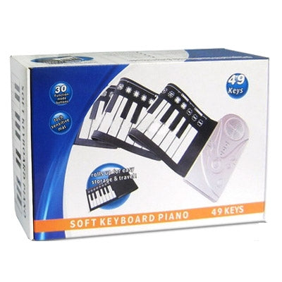 Portable Roll-up 49-Key Soft Keyboard Piano - free shipping - PMC Jewellery - Order now!