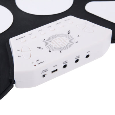 W758 USB 2.0 MIDI Soft Roll-up Drum Kit, Size: 38.2 x 27.6cm - free shipping - PMC Jewellery - Order now!