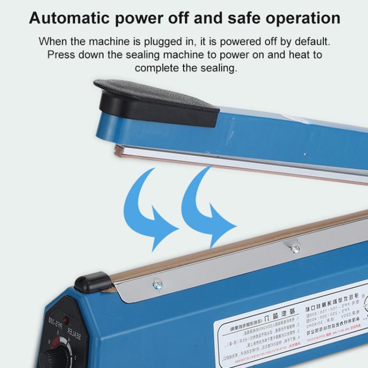 FS-300 300mm Heat Sealing Hand Impulse Poly Sealer Closer Machine (US Plug) - Preservation Supplies by PMc TechLife | Online Shopping South Africa | PMc TechLife | Buy Now Pay Later Mobicred