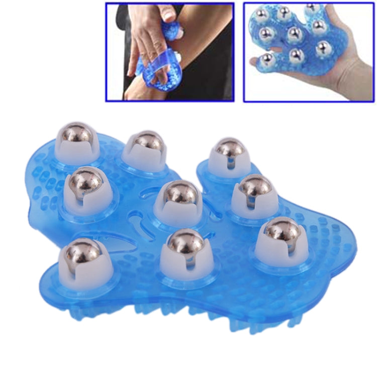 Thickened Palm-shaped Handheld Ball Meridian Massager(Blue) - free shipping - PMC TechLife - Order now!