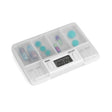 Portable Transparent Travel Pills Reminder Multi-Alarm(White) - free shipping - PMC TechLife - Order now!